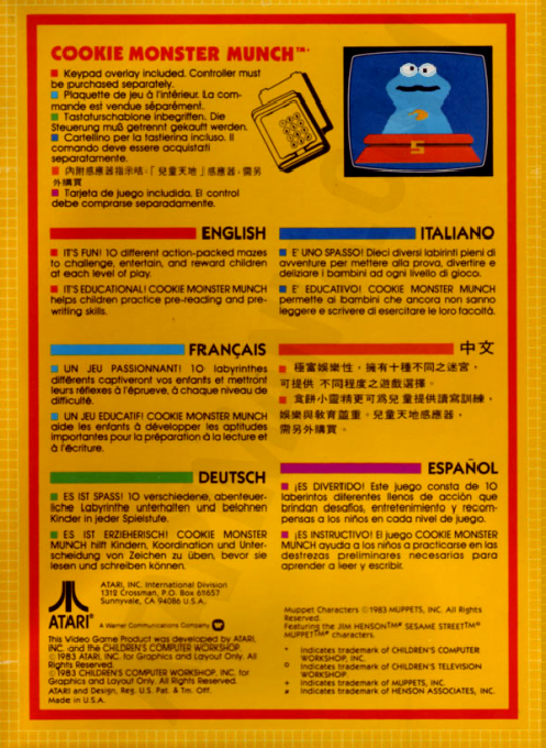Cookie Monster Munch — box-2D-back (EU)