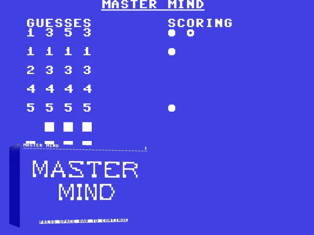Master Mind — mixrbv2 (WOR)