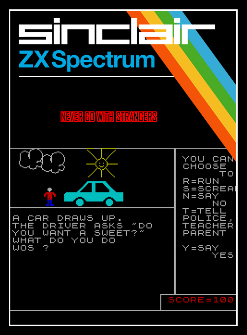 Never Go with Strangers box art