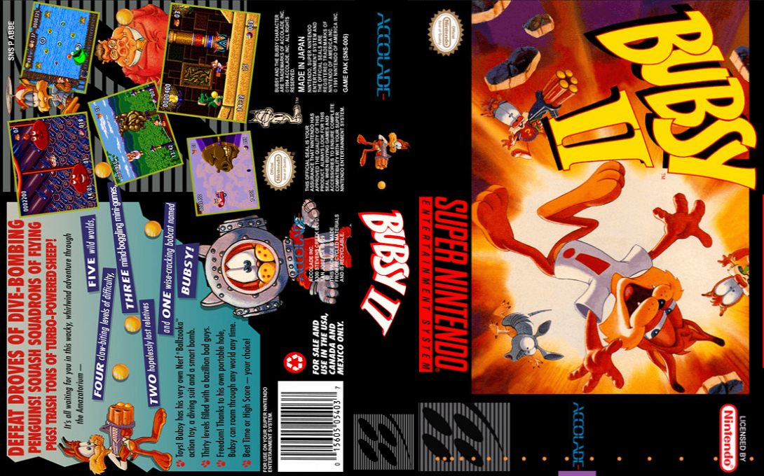 Bubsy 2 — box-texture (US)