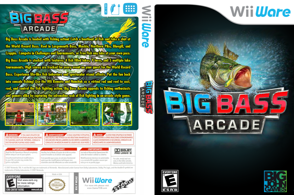 Big Bass Arcade — box-texture (US)