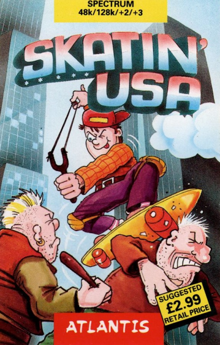 Skatin' Usa box art