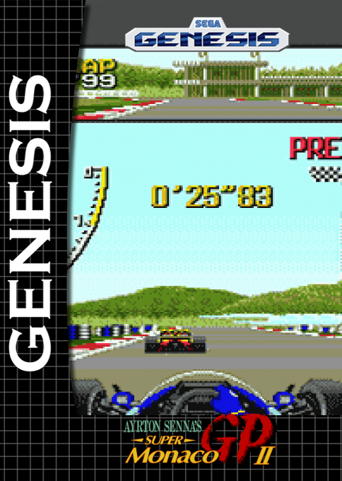 Ayrton Senna's Super Monaco Gp 2 — box-2D (SS)