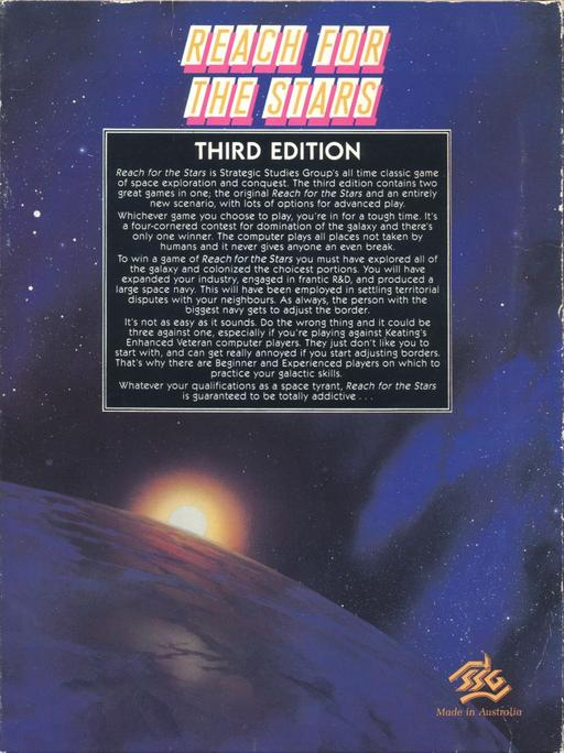 Reach for the Stars - The Conquest of the Galaxy — box-2D-back (WOR)