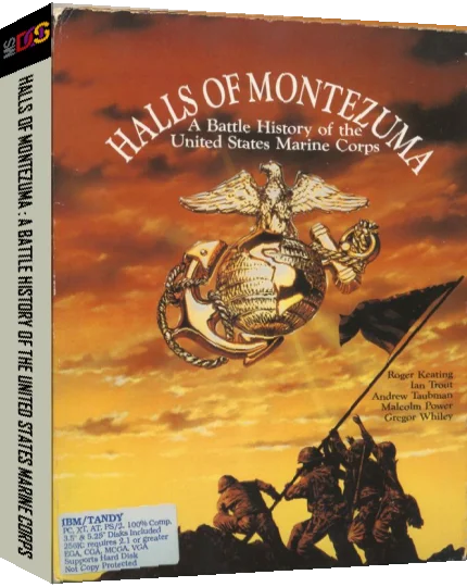 Halls Of Montezuma - A Battle History Of The United States Marine Corps — box-3D (EU)