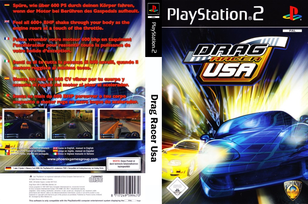 Drag Racer Usa — box-texture (DE)