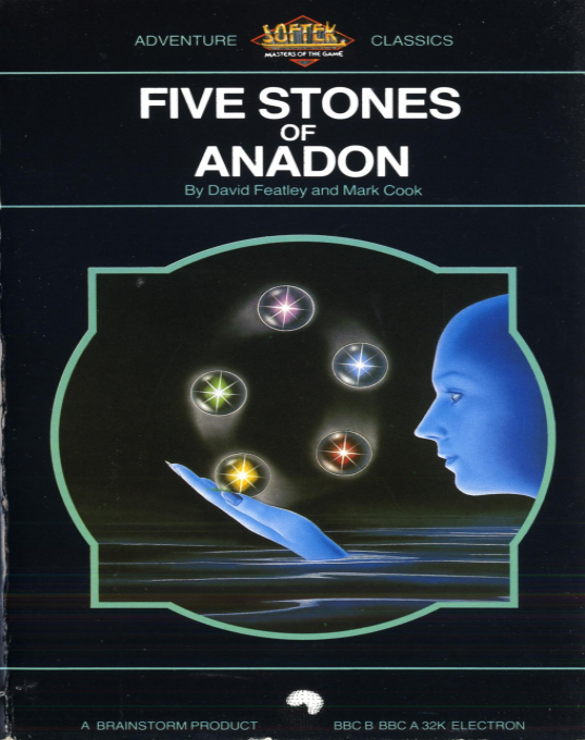 Five Stones Of Anadon, The box art
