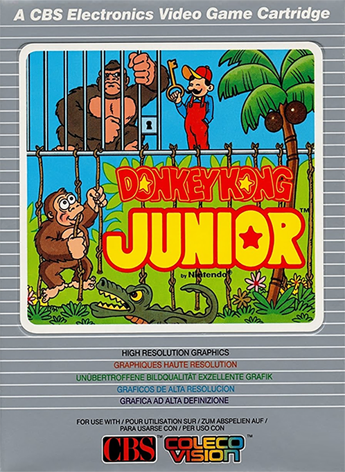 Donkey Kong Junior — box-2D (EU)