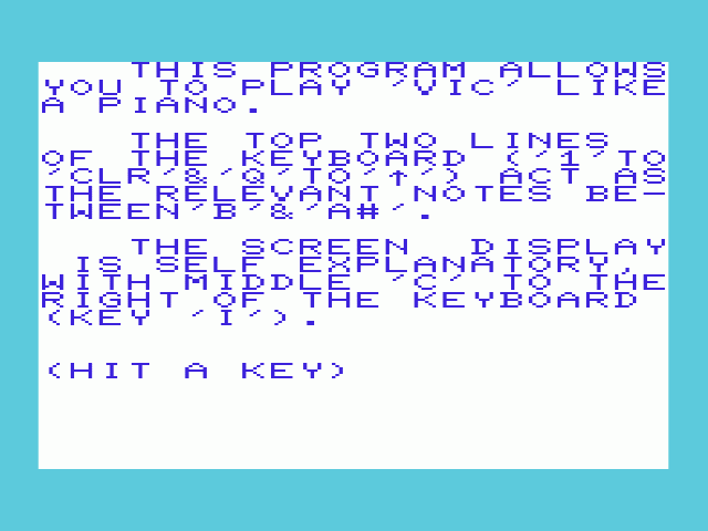 Type a Tune — sstitle (WOR)
