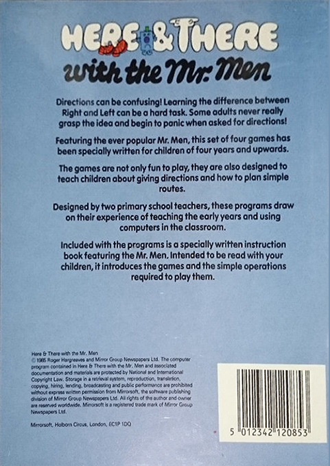 Here And There With The Mr. Men — box-2D-back (EU)