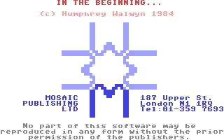 In the Beginning — sstitle (WOR)