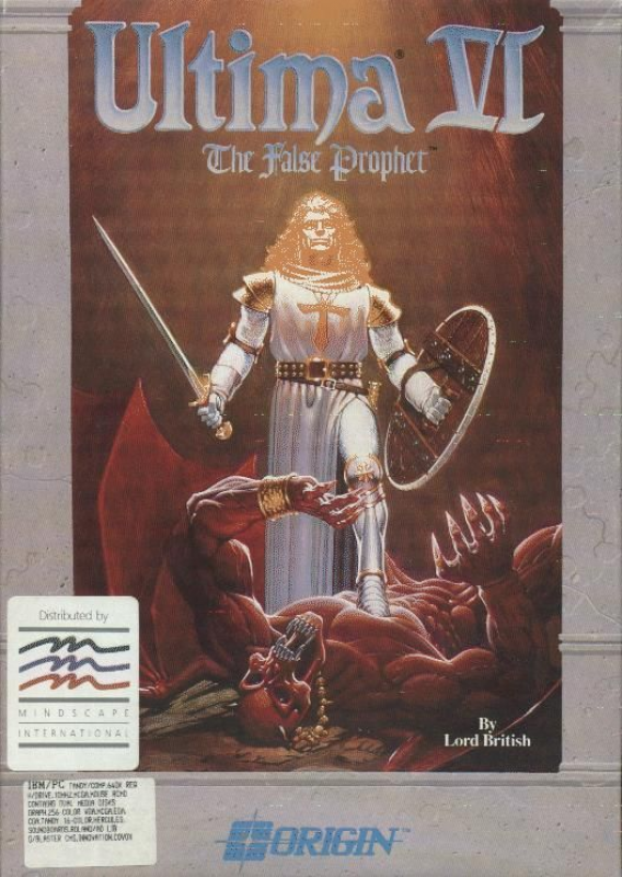 Ultima 6 - The False Prophet — box-2D (EU)