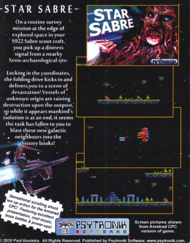 Star Sabre - 128k Edition — box-2D-back (EU)