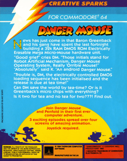 Danger Mouse In Double Trouble — box-2D-back (EU)