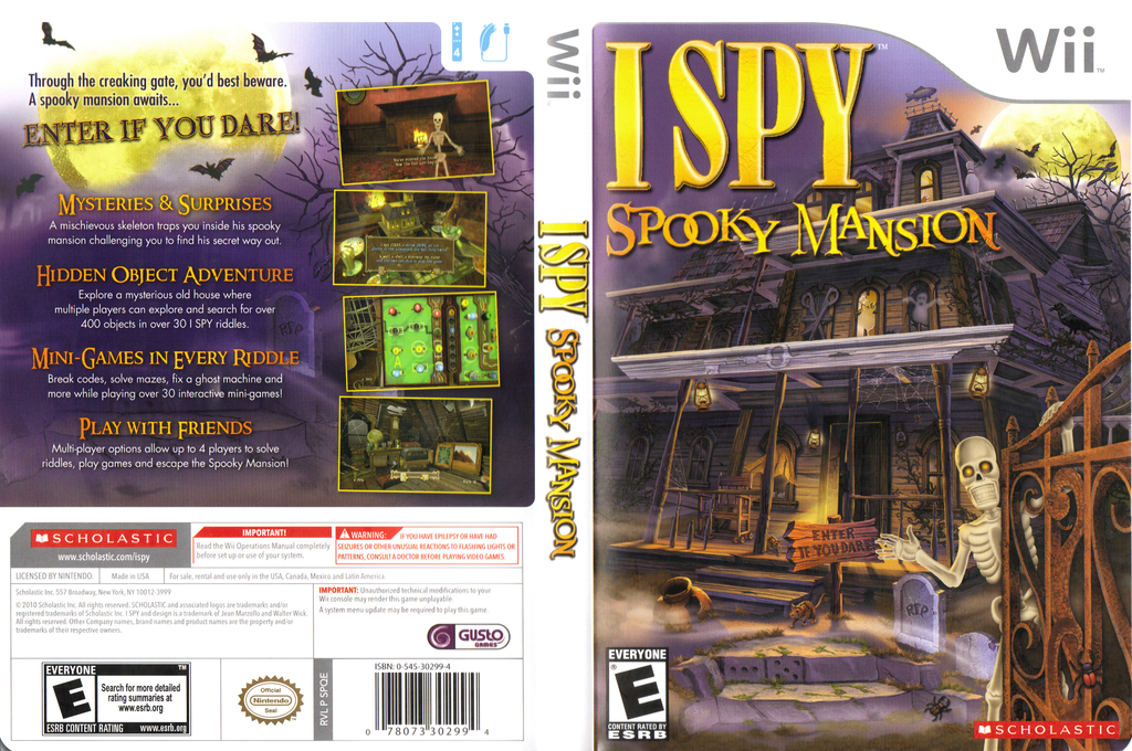 I Spy Spooky Mansion — box-texture (US)