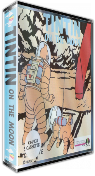 Tintin on the Moon — box-3D (EU)