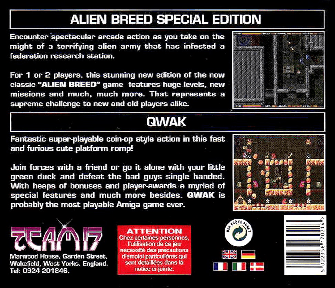 Alien Breed Special Edition & Qwak — box-2D-back (WOR)