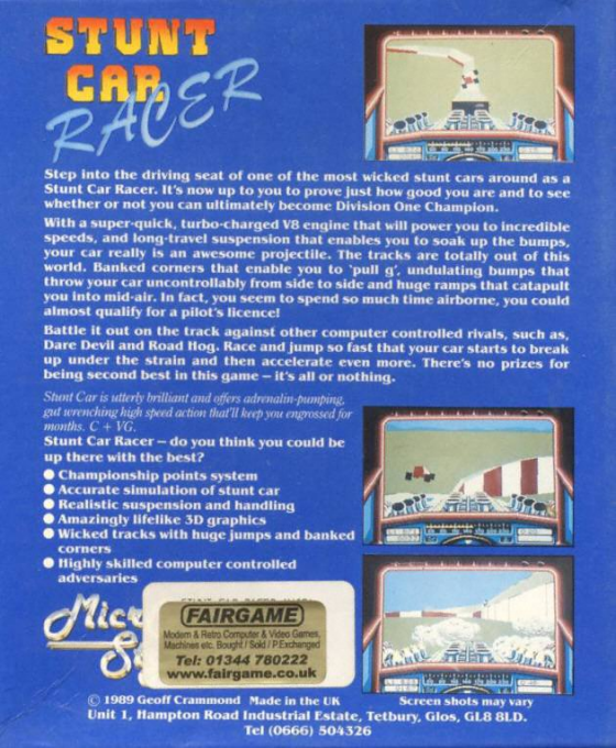 Stunt Car Racer — box-2D-back (EU)