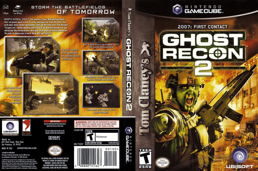 Tom Clancy's Ghost Recon 2 — box-texture (US)