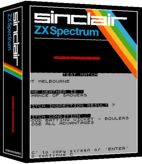 Champions of Cricket + World Cup Cricket - Data Cassette 1992 — box-3D (SS)