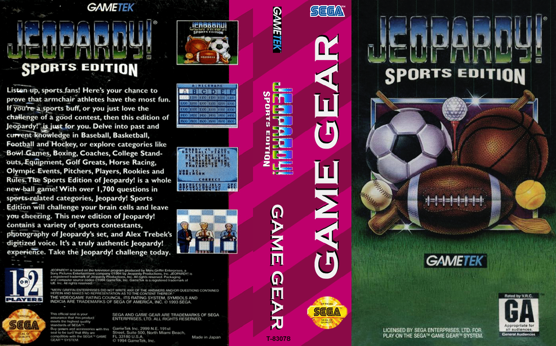 Jeopardy! - Sports Edition — box-texture (US)