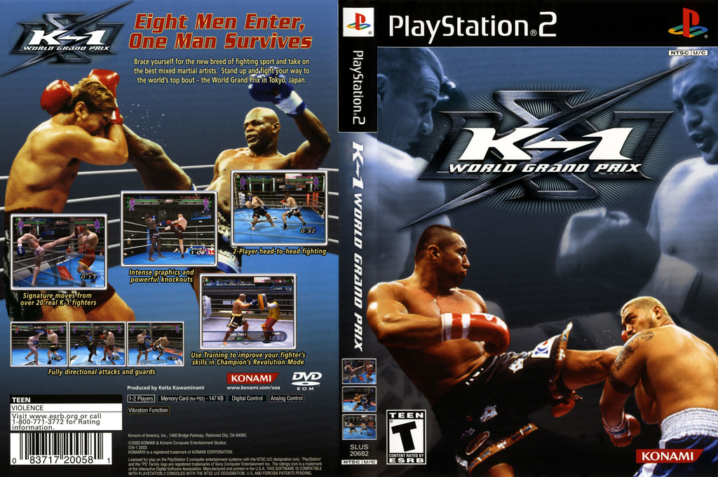 K-1 World Grand Prix 2002 — box-texture (US)