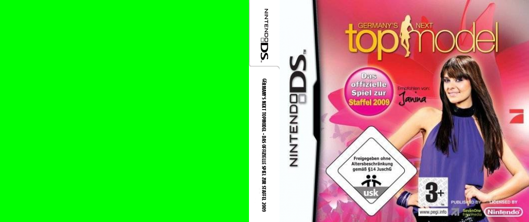 Germany's Next Topmodel - Das Offizielle Spiel zur Staffel 2009 — box-texture (DE)