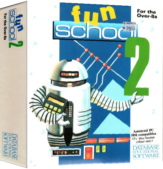 Fun School 2 - For Over 8's — box-3D (EU)