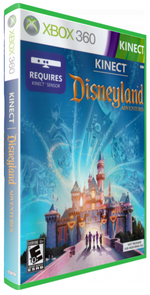 Kinect - Disneyland Adventures — box-3D (US)
