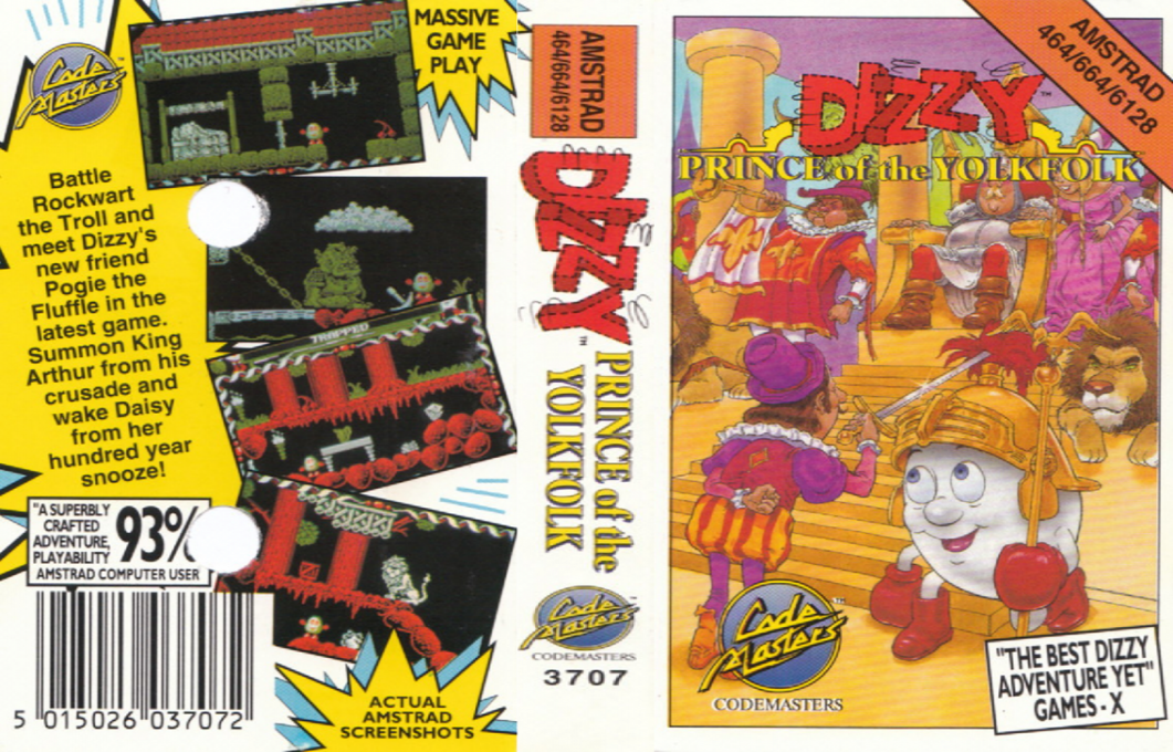 Dizzy 6 - Prince Of The Yolkfolk — box-texture (EU)