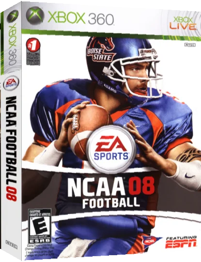 NCAA Football 08 — box-3D (US)