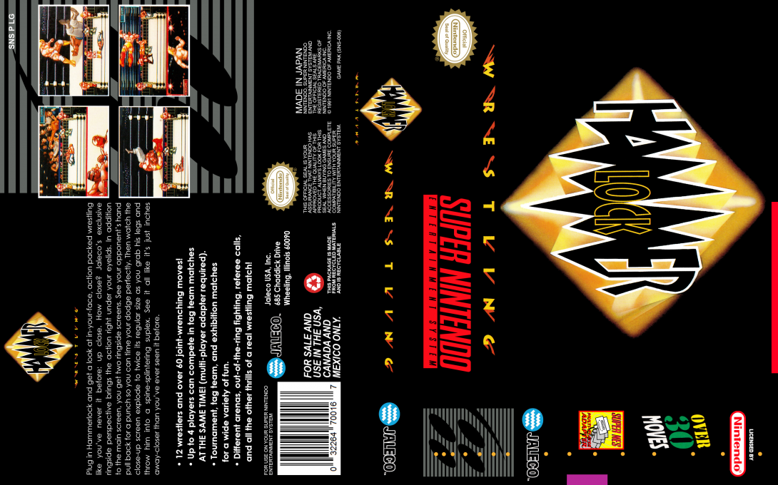 Hammerlock Wrestling — box-texture (US)