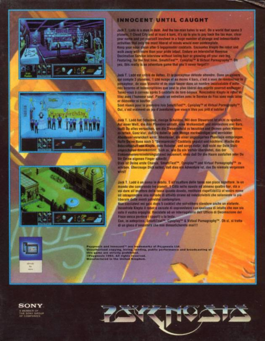 Innocent Until Caught — box-2D-back (EU)