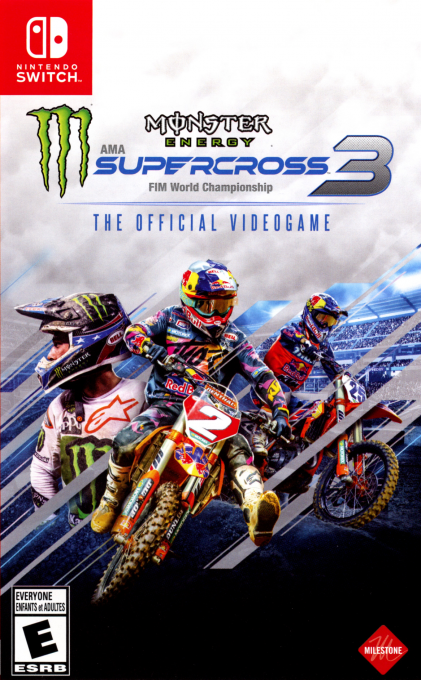 Monster Energy Supercross - The Official Videogame 3 box art