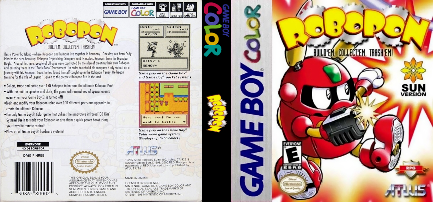 Robot Poncots - Sun Version — box-texture (US)