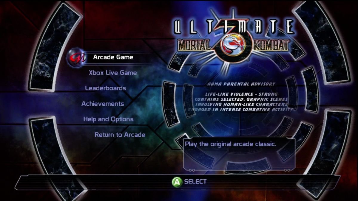Ultimate Mortal Kombat 3 — sstitle (WOR)