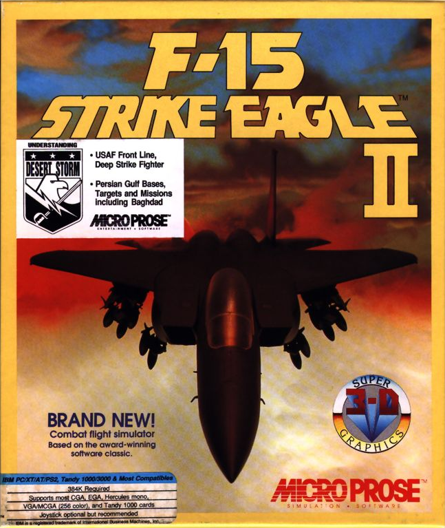 F-15 Strike Eagle 2 box art