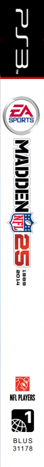 Madden NFL 25 — box-2D-side (US)