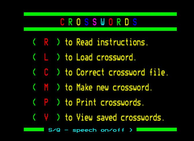 Crosswords — sstitle (WOR)