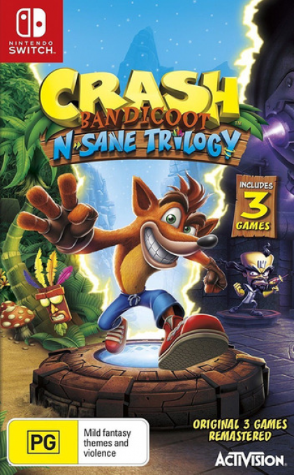 Crash Bandicoot N. Sane Trilogy — box-2D (AU)