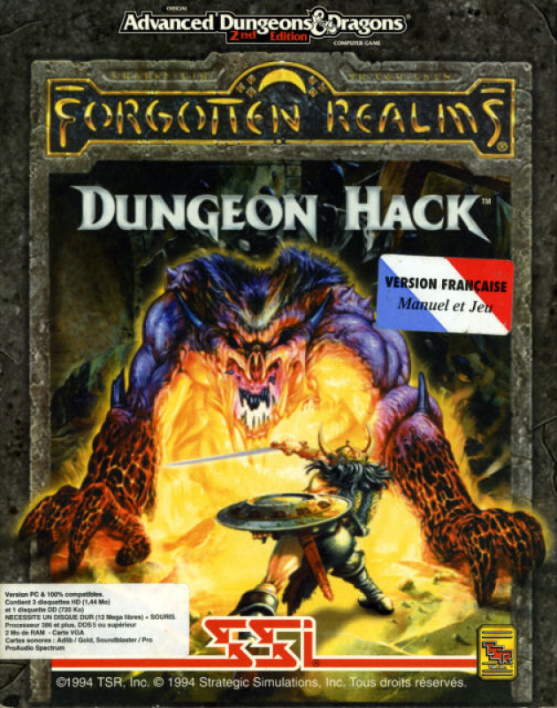 Dungeon Hack — box-2D (FR)