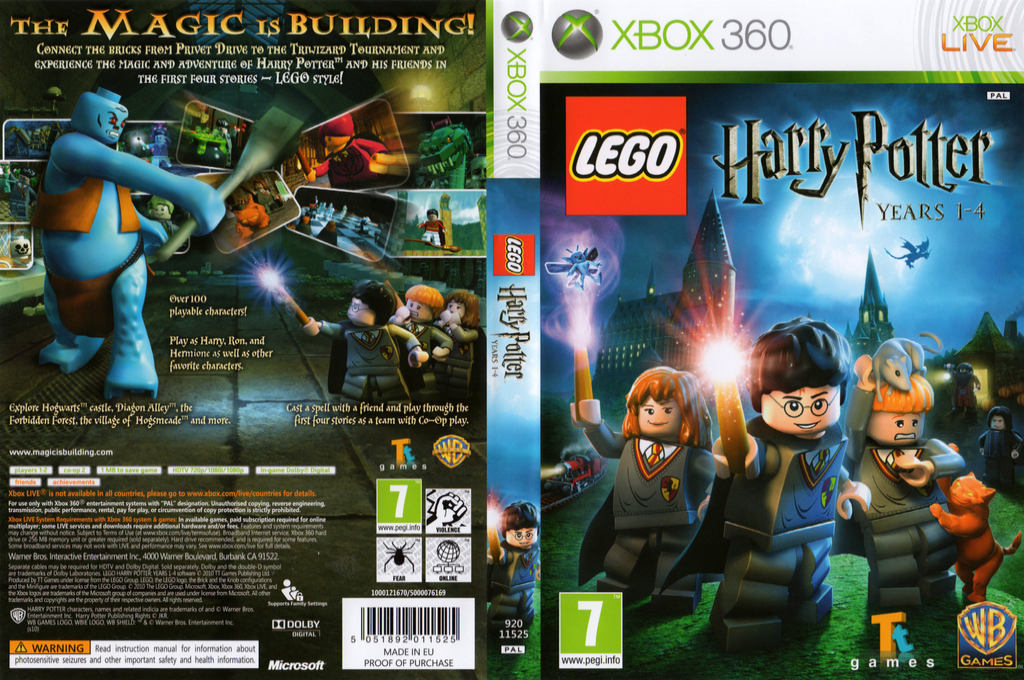 LEGO Harry Potter - Years 1-4 — box-texture (EU)