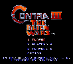 Contra III : The Alien Wars — sstitle (WOR)