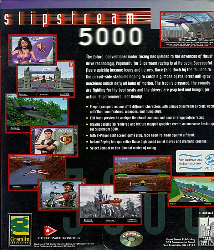 Slipstream 5000 — box-2D-back (US)