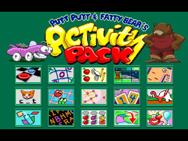 Putt-Putt & Fatty Bear's Activity Pack — sstitle (WOR)
