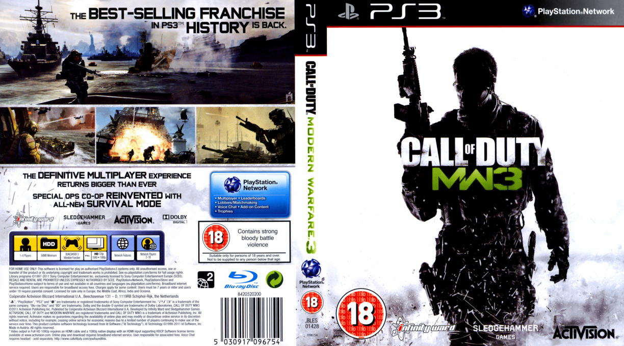 Call of Duty - Modern Warfare 3 — box-texture (UK)