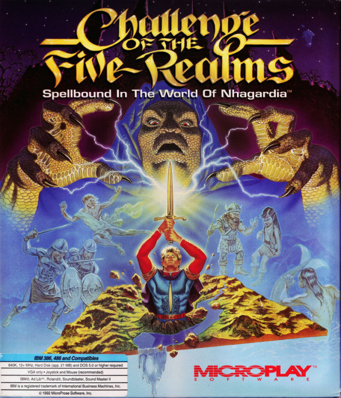 Challenge Of The Five Realms box art