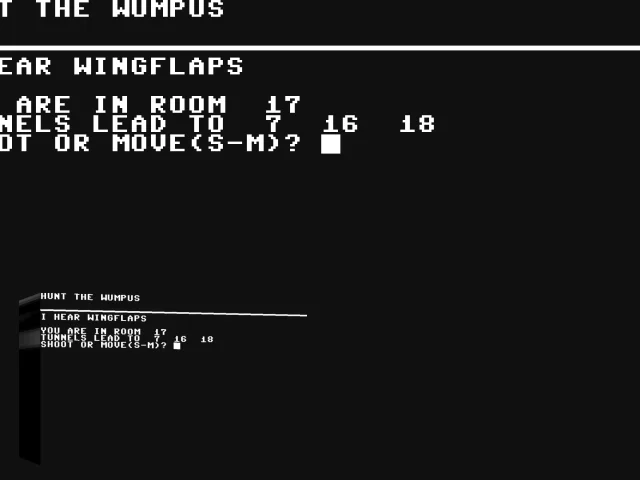 Hunt The Wumpus — mixrbv2 (WOR)