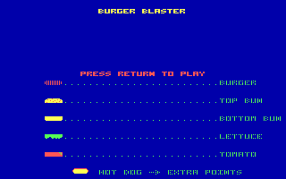 Burger Blaster box art