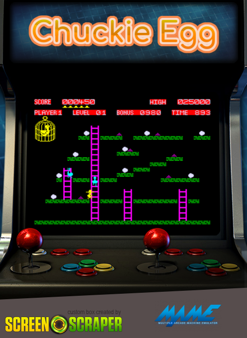 Chuckie Egg — box-2D (SS)